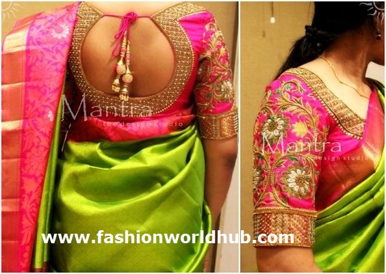 Saree blouse design patterns- Stylish | Fashionworldhub