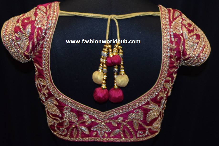 Gorgeous Designer Blouses for Wedding sarees! | Fashionworldhub