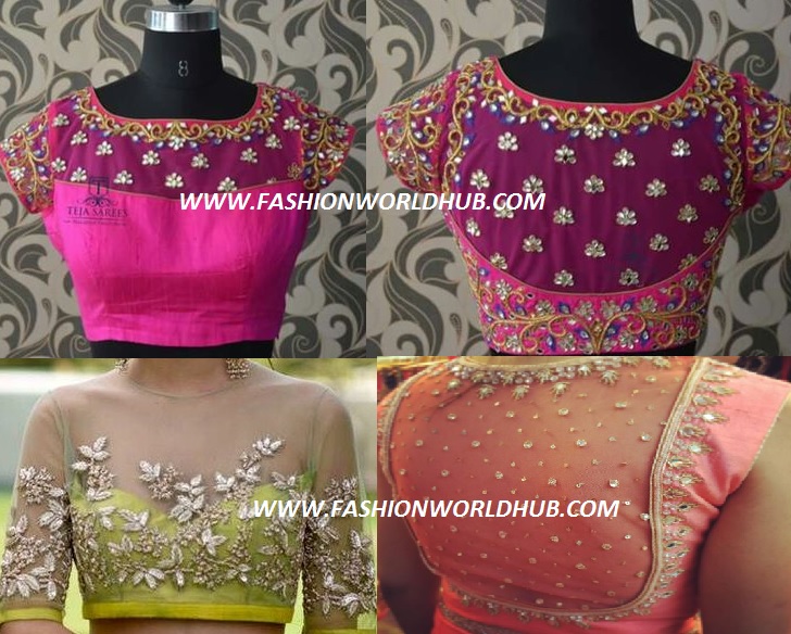 Beautiful Sheer net blouse patterns! | Fashionworldhub