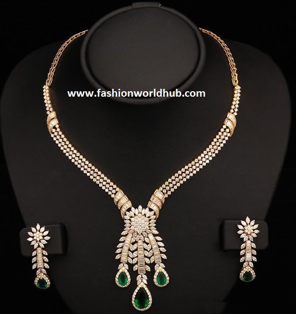 Dazzling Diamond Necklace- VBJ Jewellers | Fashionworldhub