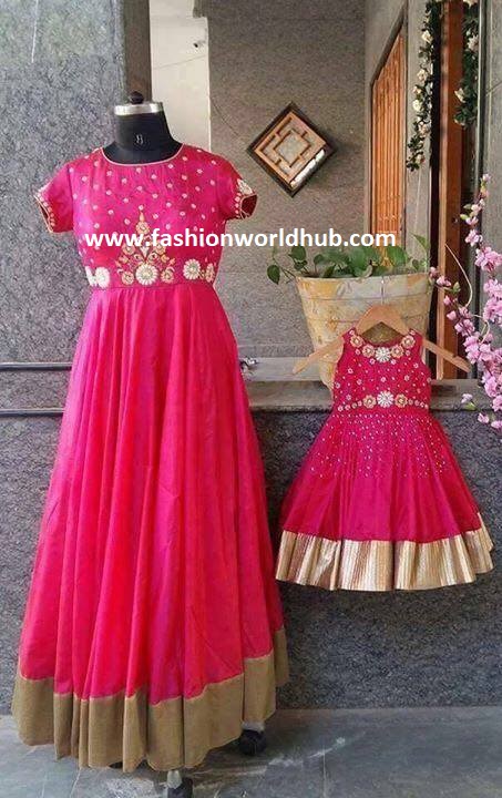 Mom and daughter Matching outfits by Nishras Designer Studio ...