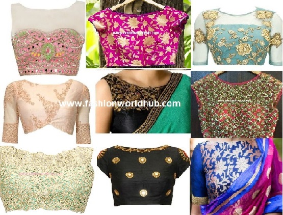 Trending Boat neck blouse designs | Fashionworldhub