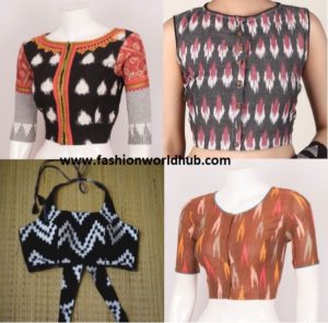 ikkat blouse0- | Fashionworldhub