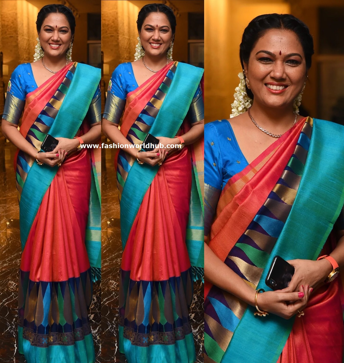Positief Mentor pijp Hema in a Traditional saree! | Fashionworldhub
