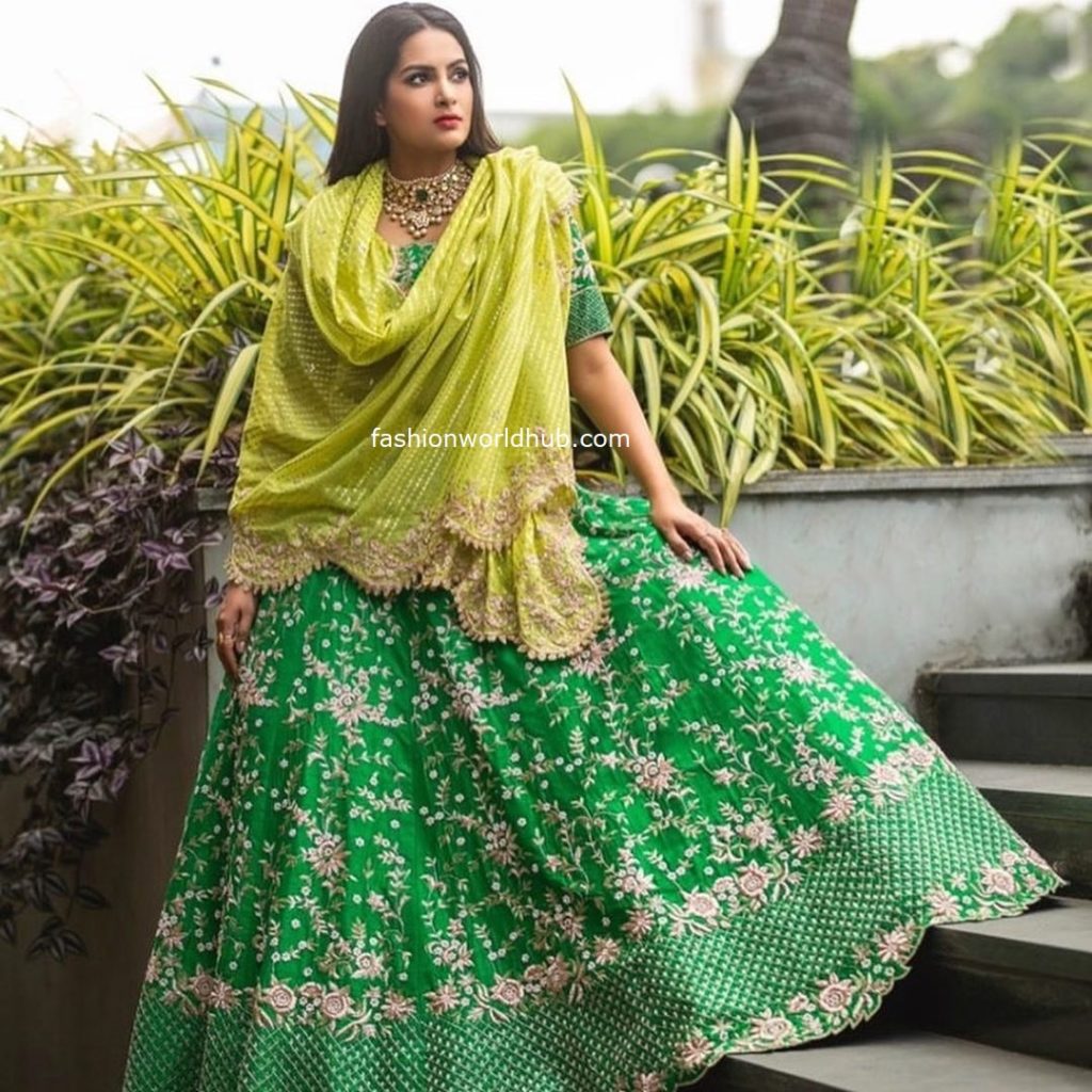 Himaja in Traditional half saree looks! | Fashionworldhub