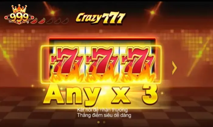 Crazy 777 999bet Crazy 777 999bet mang đến một không gian giải trí thú vị cho bet thủ