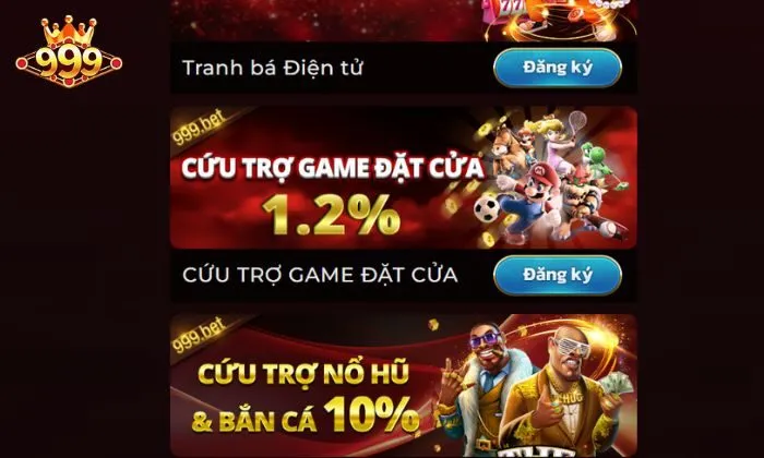 Cứu trợ game đặt cửa 1.2% 999bet Đôi nét về chương trình cứu trợ game đặt cửa 1.2% 199bet