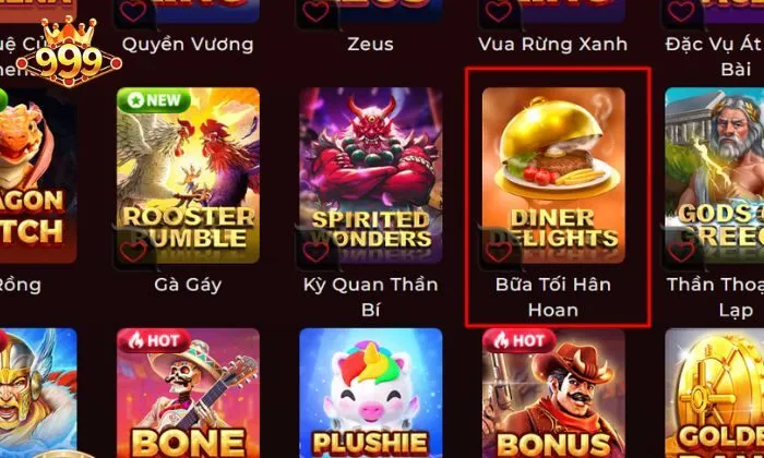 Diner Delights 999bet Quy trình đăng ký tham gia chơi Bữa Tối Hân Hoan 999bet