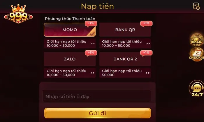 Gods of Greece 999bet Nạp tiền tại Gods of Greece 999bet đơn giản, đảm bảo an toàn