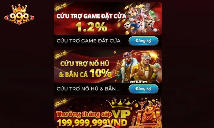 tải 999BET APK Các ưu đãi đặc biệt để chào đón thành viên gia nhập